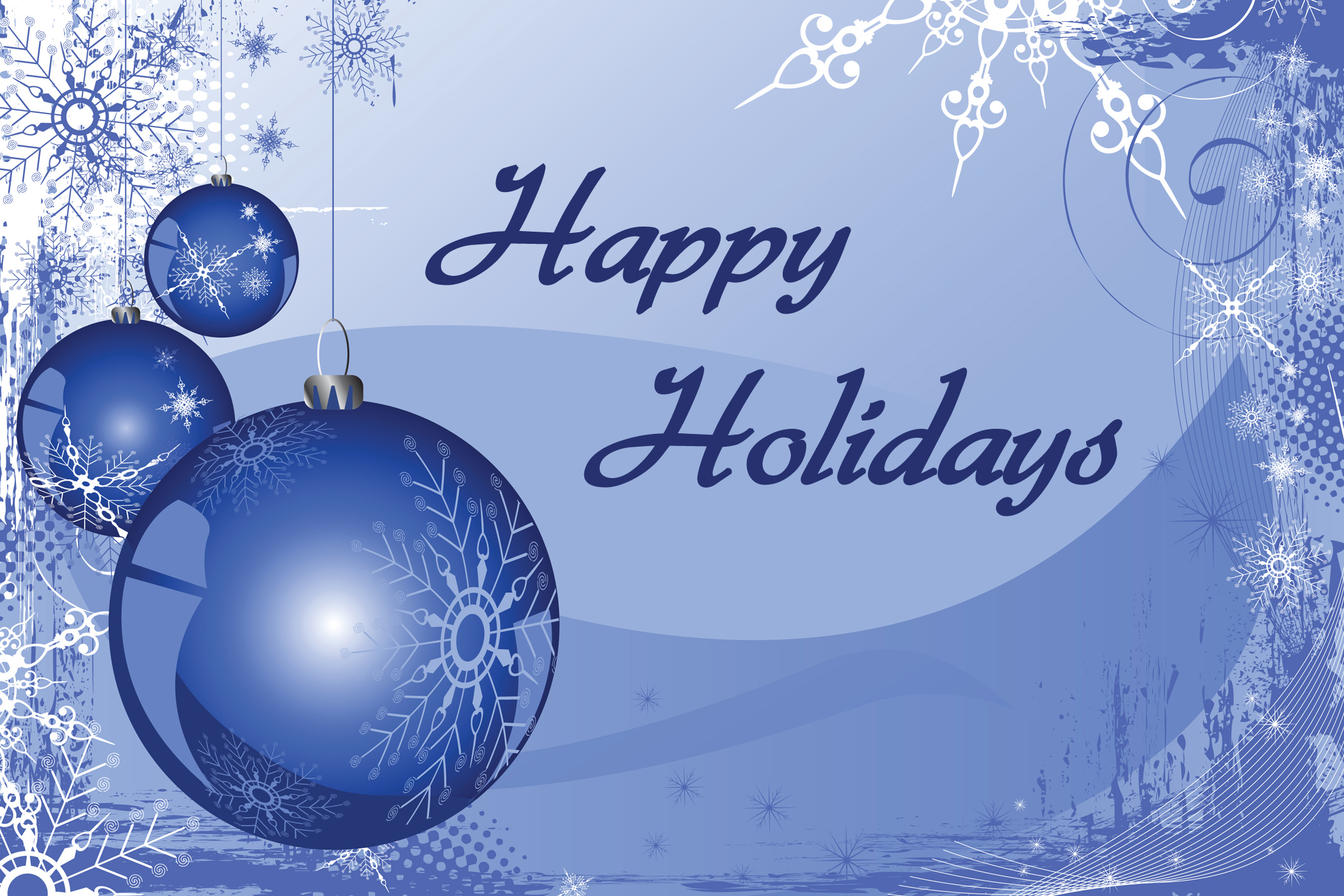 Happy Holidays Free Printable Images